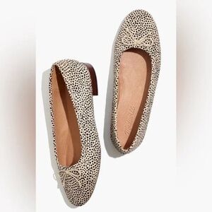 NWT Madewell spotty flats 7.5